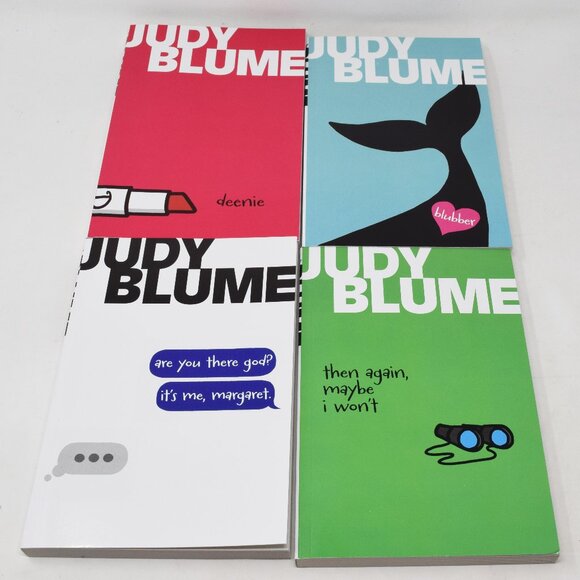 Judy Blume Blubber Deenie Are You There God Then Again 4 Paperbacks New Lot Set - Picture 2 of 11
